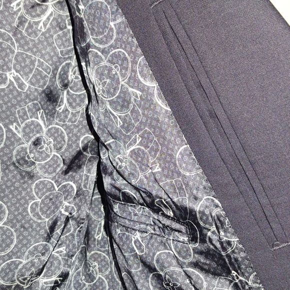 Louis Vuitton Navy Uniform Blue Wool Slim Blazer - Picture 6 of 7